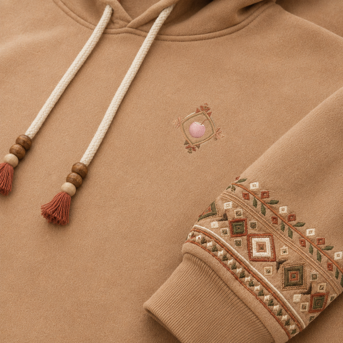 Close-up of the PinkyCoco Desert Coco Nomad artwork
