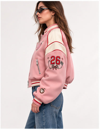 PinkyCoco Coco Grand Prix Signature Women's Wool Racing Jacket
