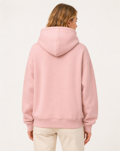Three-quarter view of the PinkyCoco Coco Cloud 460 women's hoodie