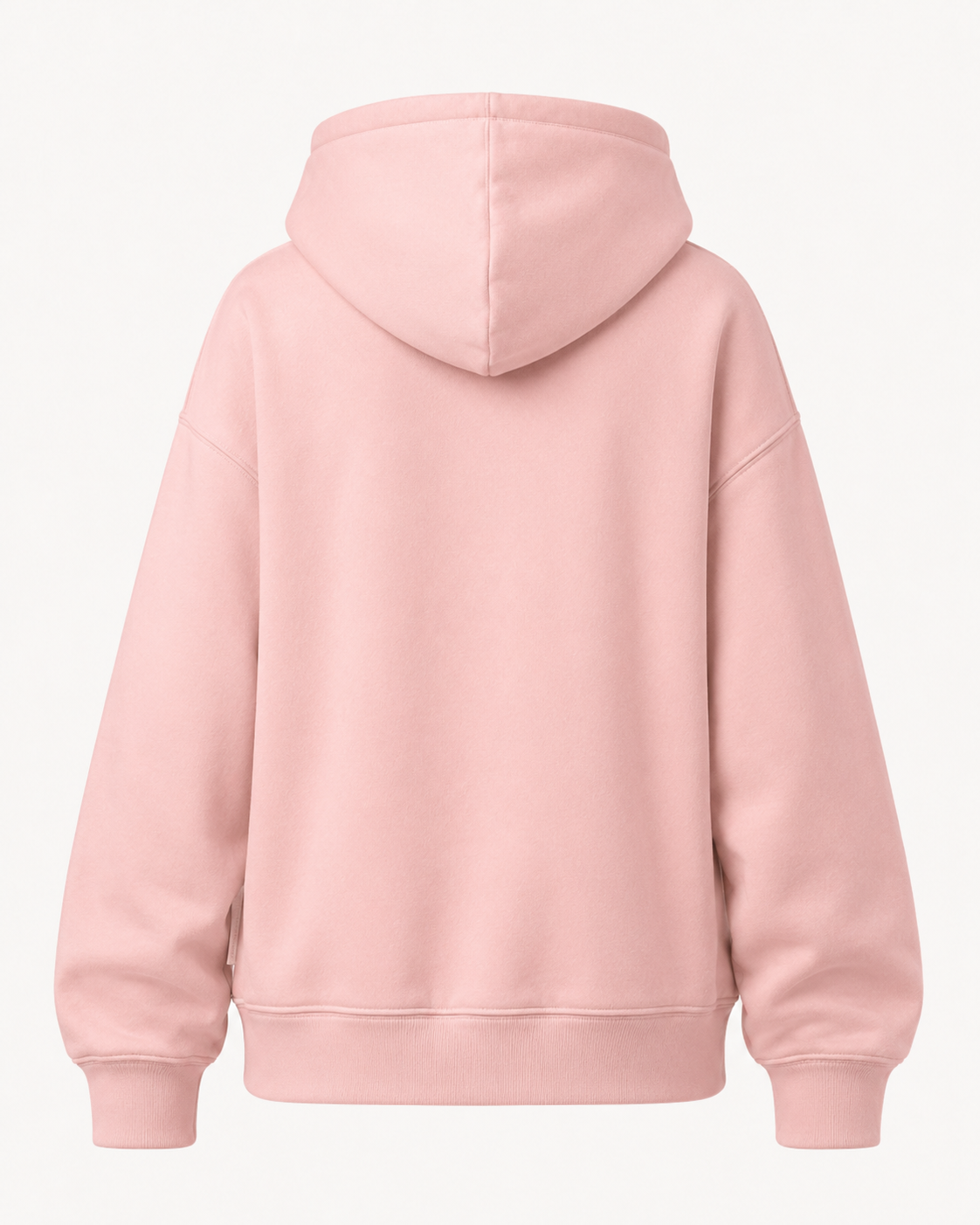 Model showing the back of the PinkyCoco Coco Cloud 460 hoodie
