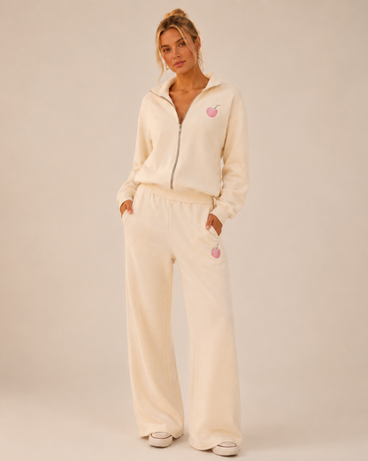 PinkyCoco Pink Coconut Besties Women's Fleece Hoodie & Jogger Set