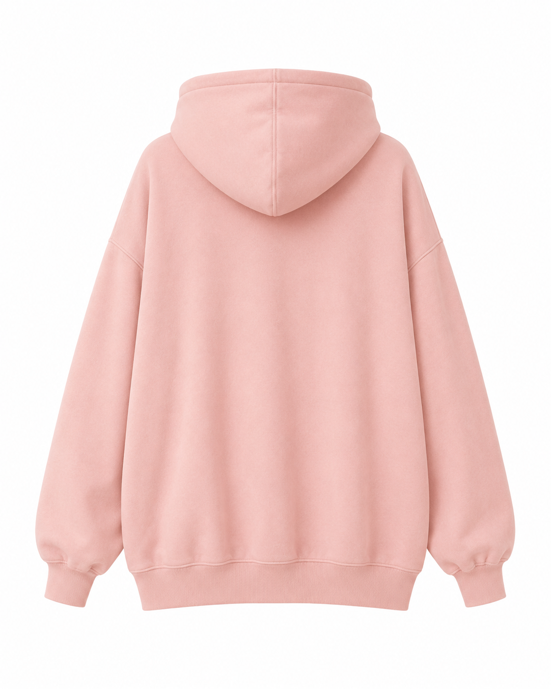 Side view of the PinkyCoco Blush Coco women's hoodie