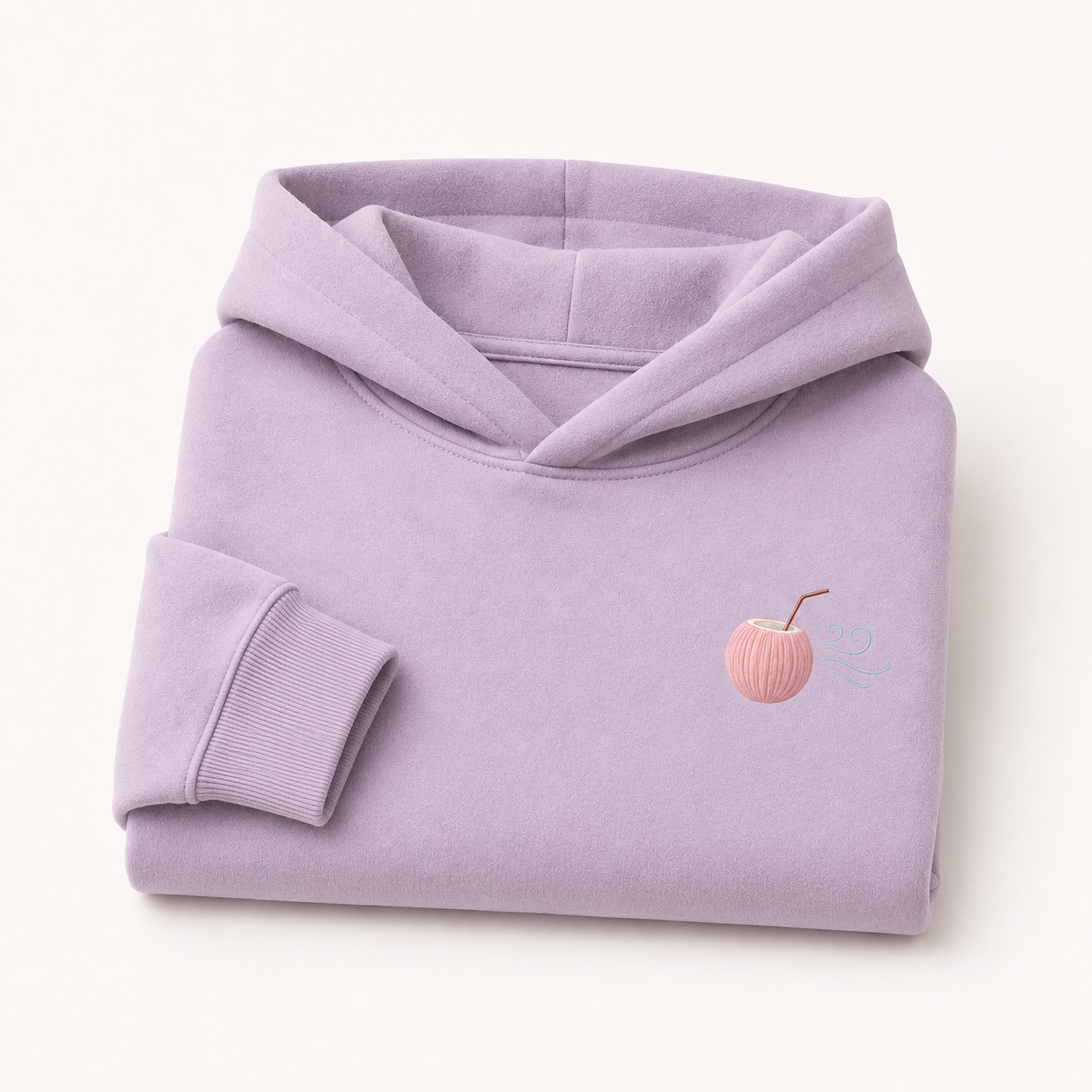 Side view of the PinkyCoco Ocean Breeze women's hoodie