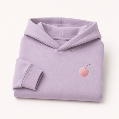 Side view of the PinkyCoco Ocean Breeze women's hoodie