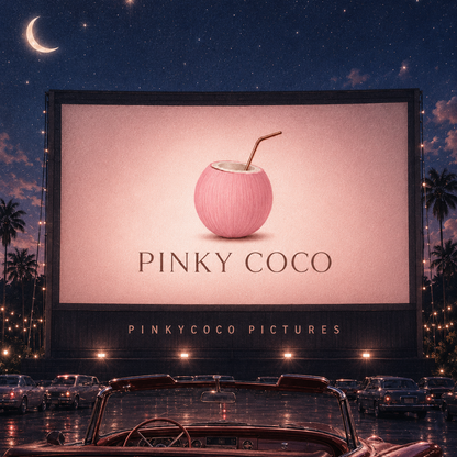 Side view of the PinkyCoco Starlet Drive In women's hoodie