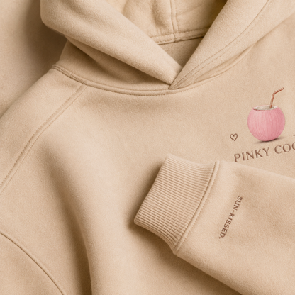 Close-up of the PinkyCoco Sand Rose Horizon artwork