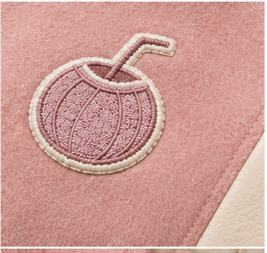 PinkyCoco Coco Campus Women's Varsity Jacket, construction detail