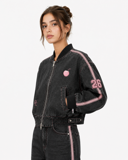 PinkyCoco Coco women's Racing Jacket additional view
