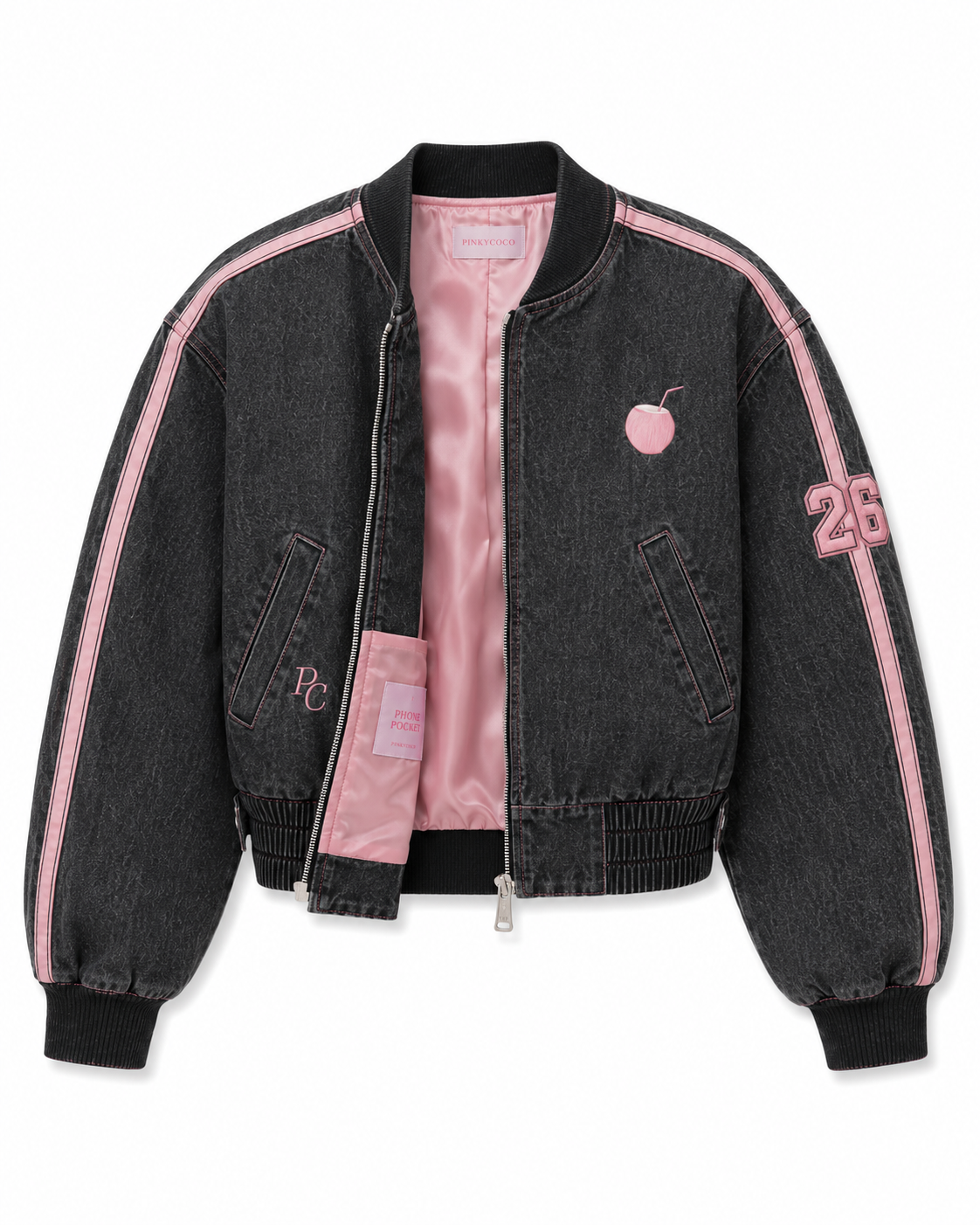 PinkyCoco Coco women's Racing Jacket additional view