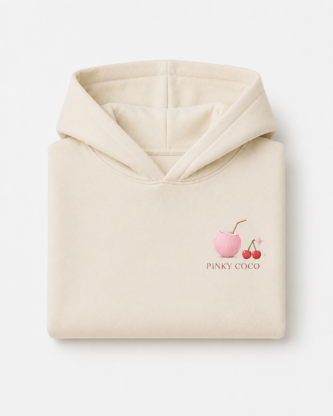 Additional view of the PinkyCoco Cherry Picnic women's hoodie