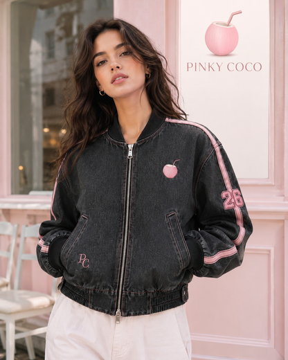 PinkyCoco Coco women's Racing Jacket additional view