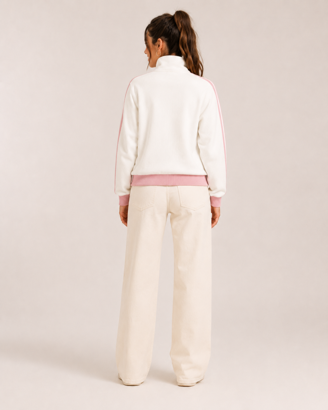 Pinky Coco Coco Cloud Track Jacket plain back view