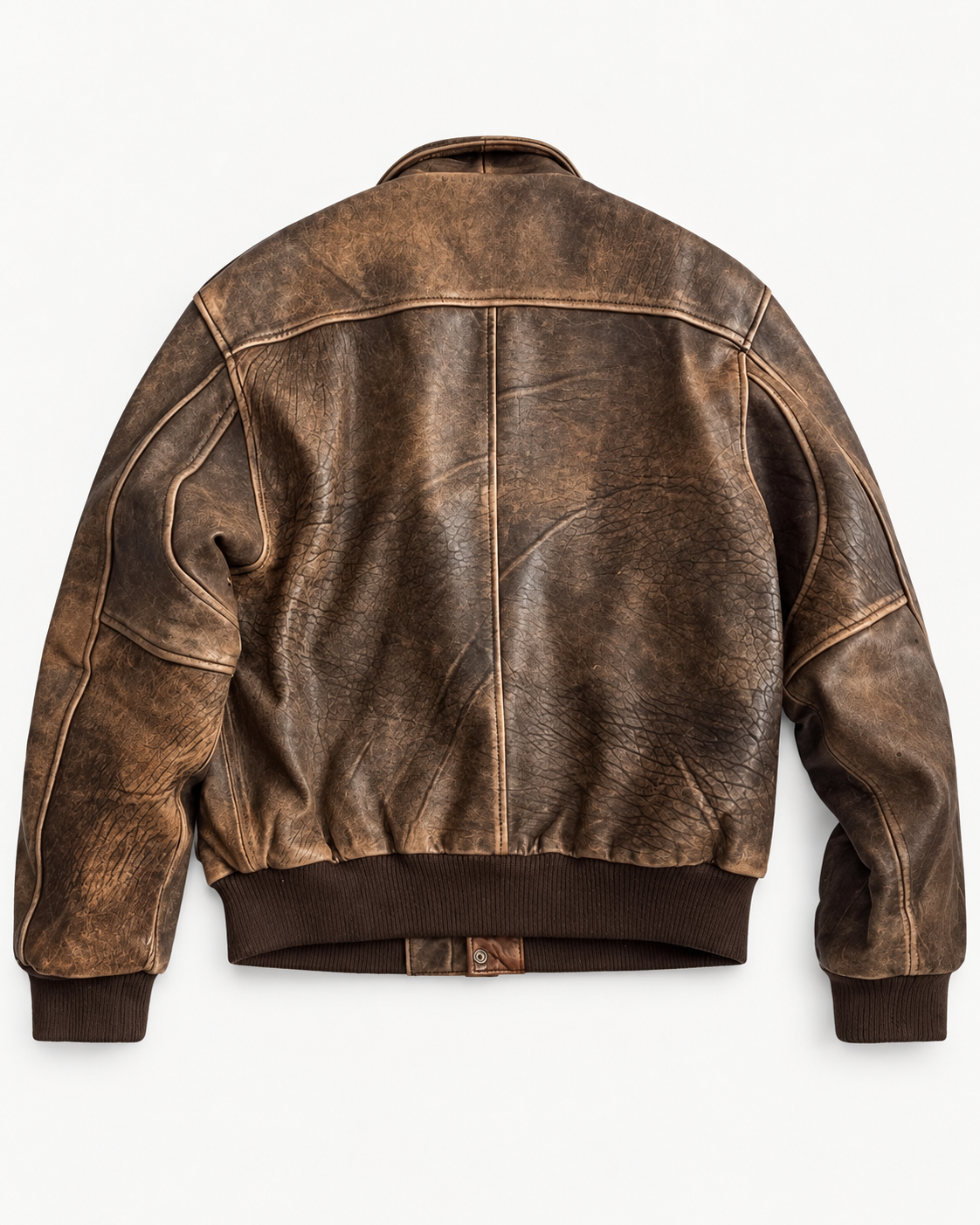 PinkyCoco Vintage Flight brown bomber jacket lifestyle styling